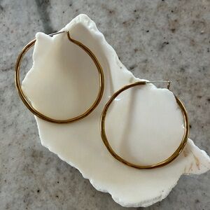 Elegant Gold Hoop Earrings